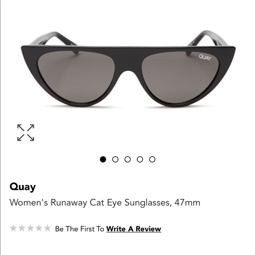 Quay women’s runaway cat eye sunglasses 47mm